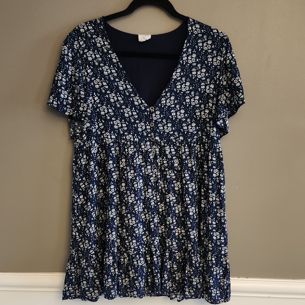 By Together Navy And White Dress